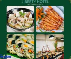 Liberty Parkview - Buffet Trưa Hải Sản Nướng Cao Cấp Hơn 50 Món